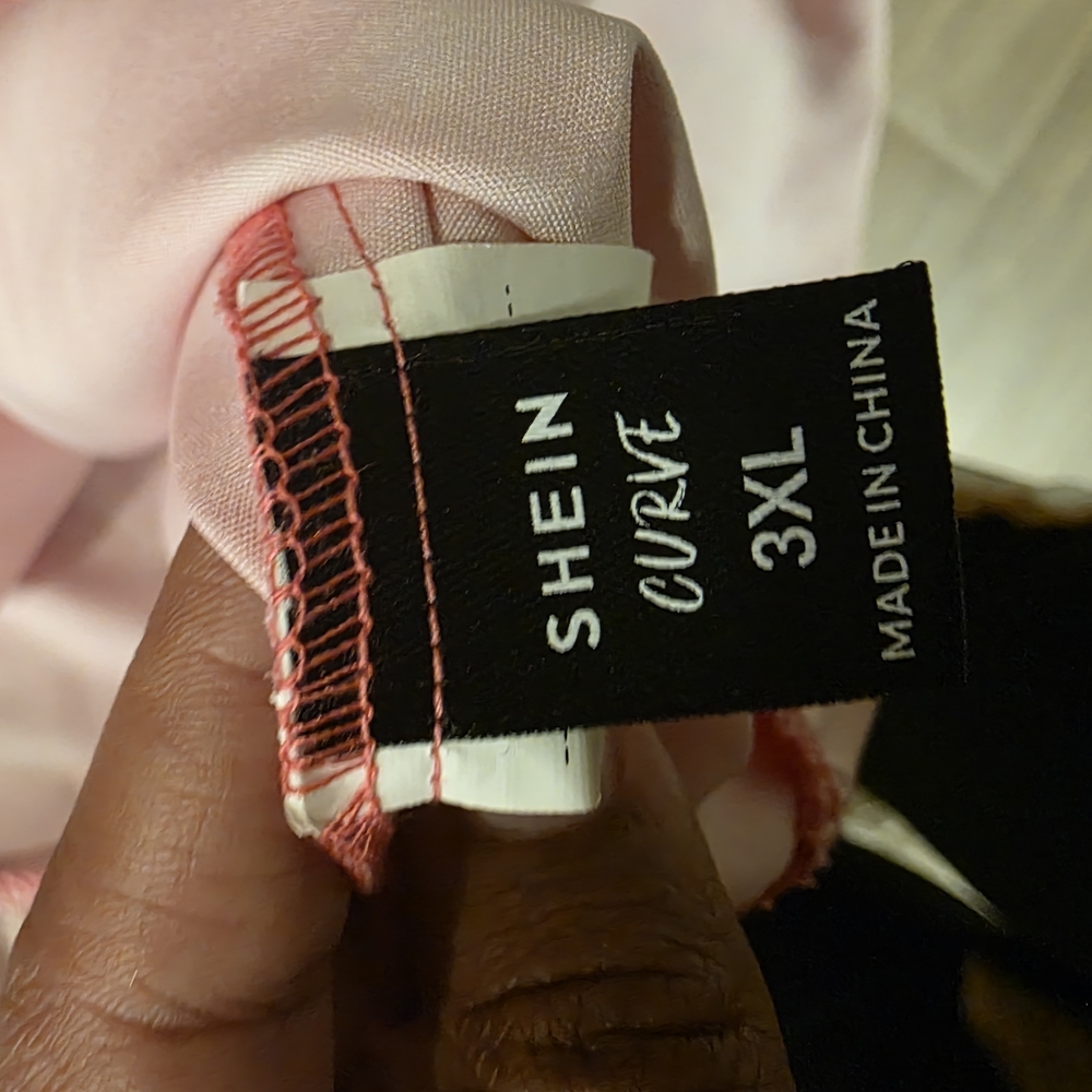 SHEIN Curve Plus Vibrant Pink Valentine Maxi Dress - Picture 11 of 11